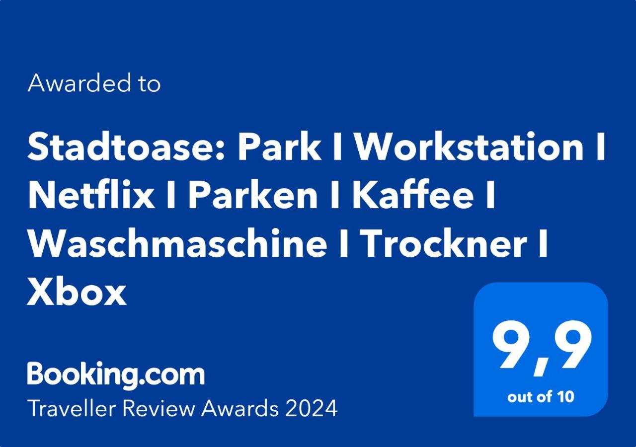 Dnd Stadtoase I Park I Workstation I Netflix I Parken I Kaffee I Waschmaschine I Trockner I Xbox Wurzburg Bagian luar foto